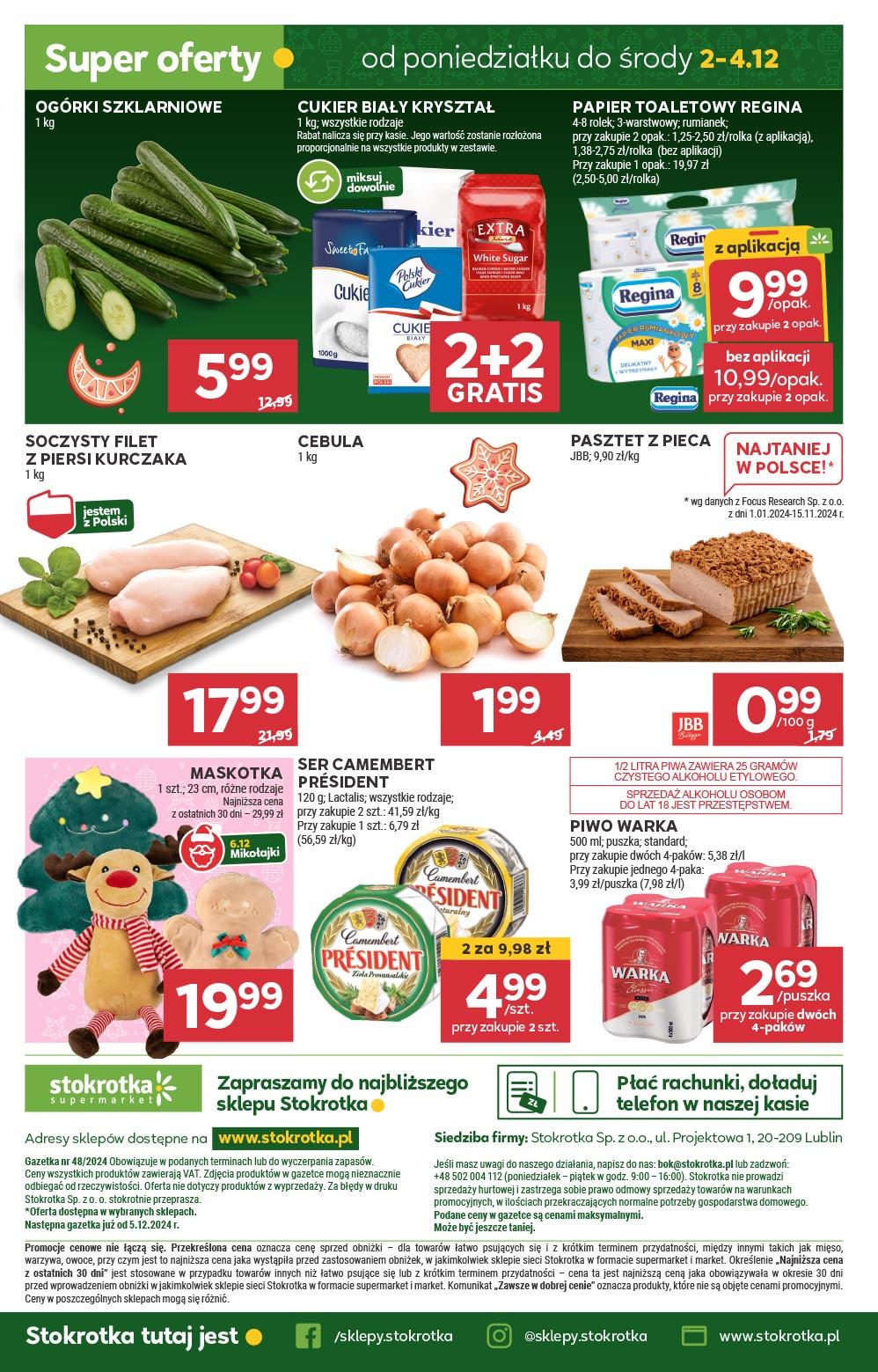 Gazetka promocyjna Stokrotka str. 24