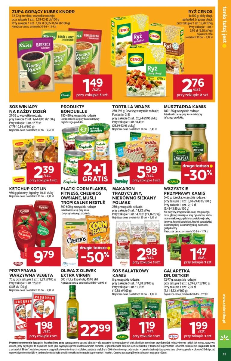 Gazetka promocyjna Stokrotka str. 13