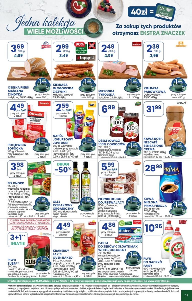 Gazetka promocyjna Stokrotka str. 15