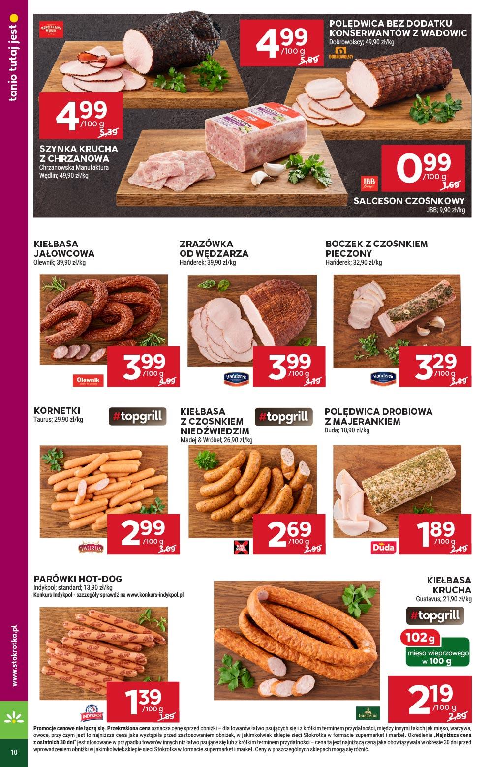 Gazetka promocyjna Stokrotka str. 10