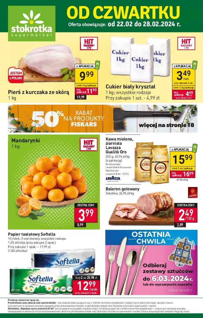 Gazetka promocyjna Stokrotka str. 1