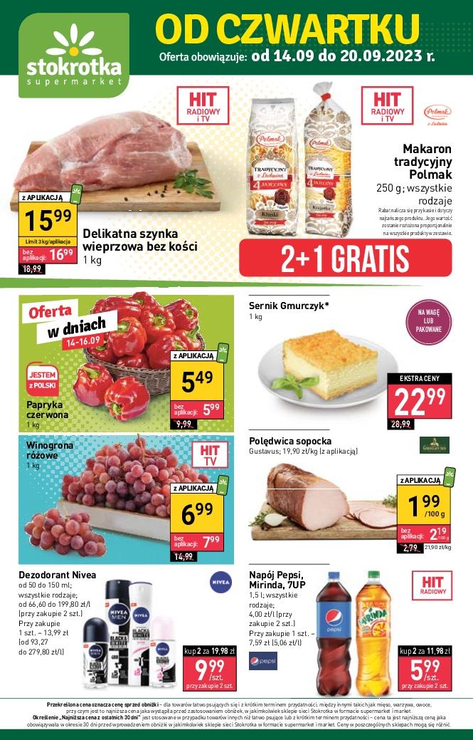 Gazetka promocyjna Stokrotka str. 1