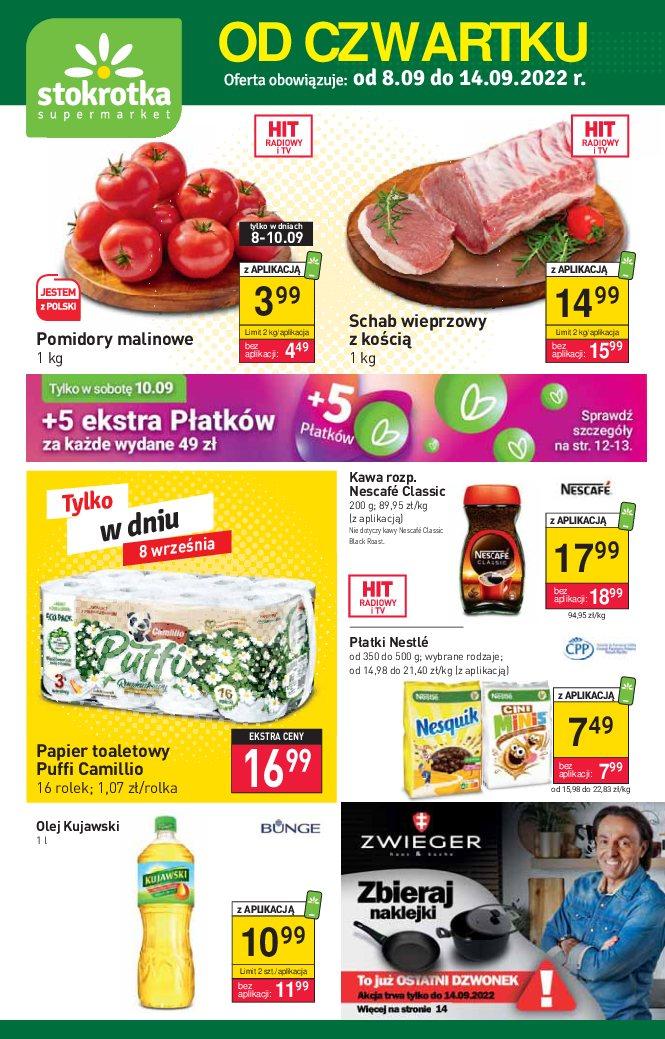 Gazetka promocyjna Stokrotka str. 1