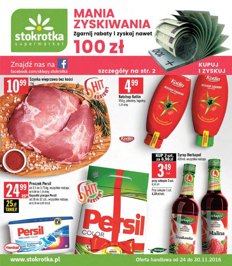 Gazetka promocyjna Stokrotka str. 1