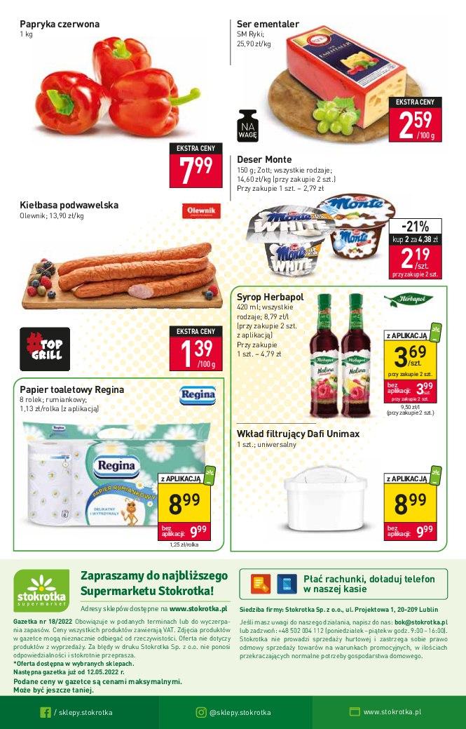 Gazetka promocyjna Stokrotka str. 16