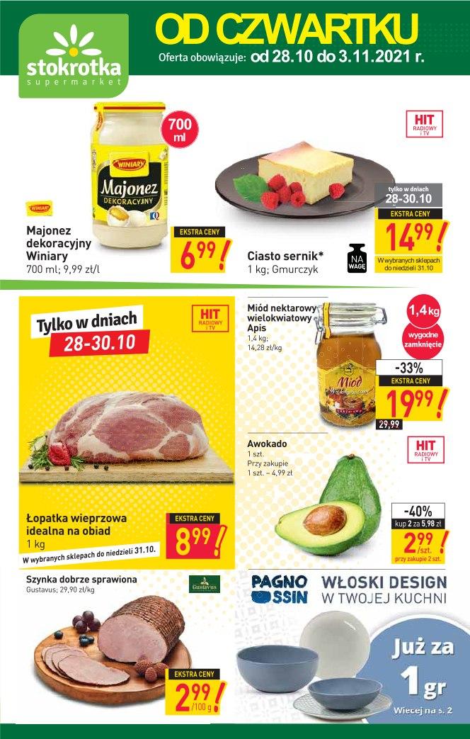 Gazetka promocyjna Stokrotka str. 1