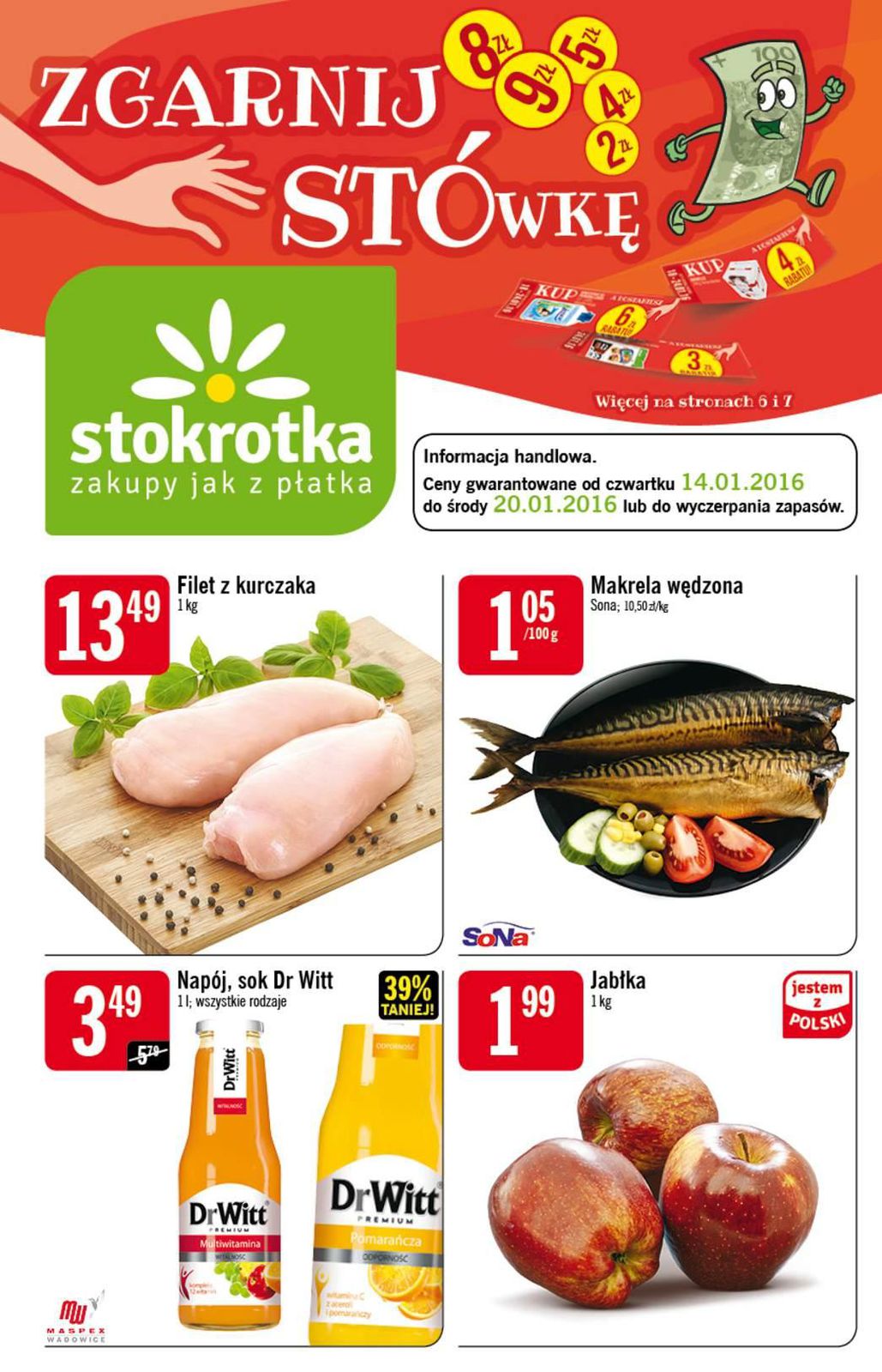 Gazetka promocyjna Stokrotka str. 1