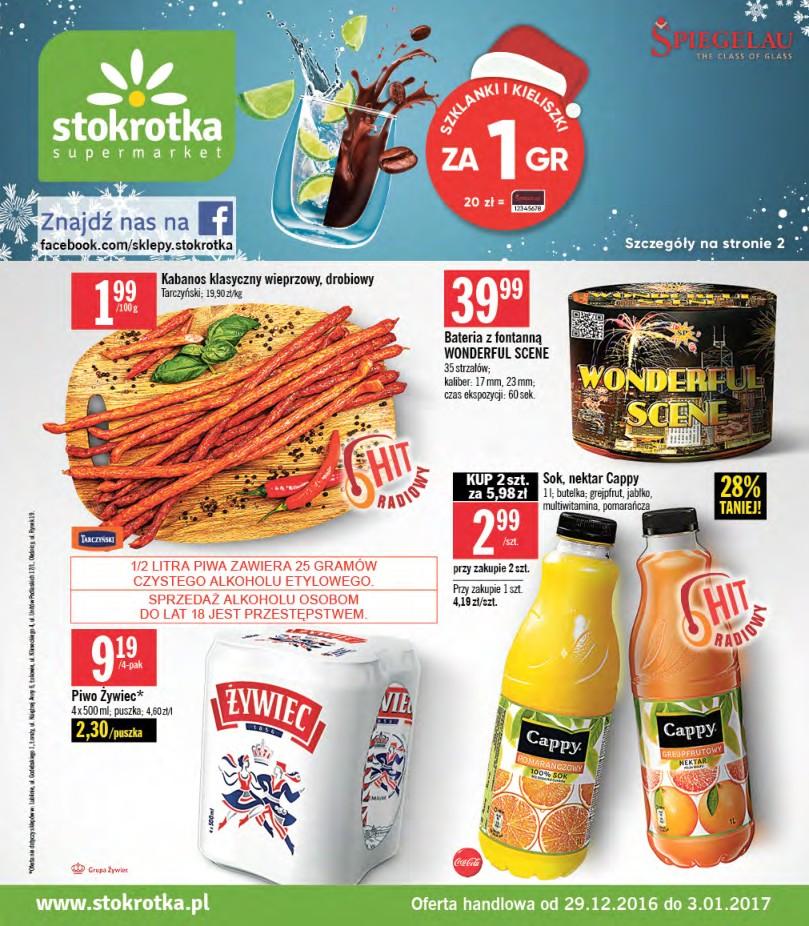 Gazetka promocyjna Stokrotka str. 1