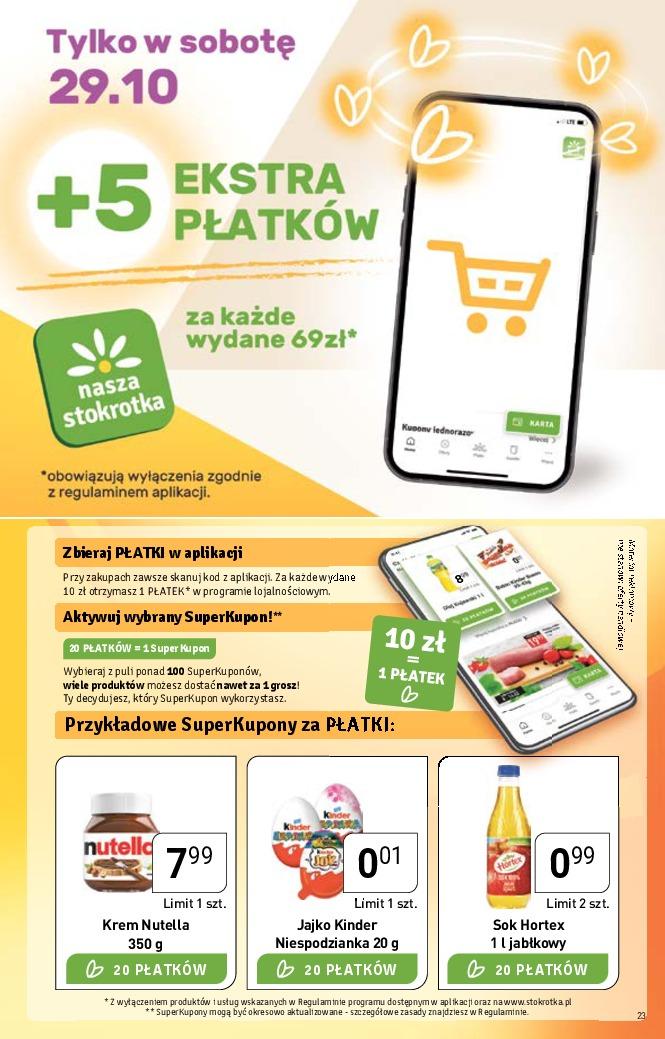 Gazetka promocyjna Stokrotka str. 23