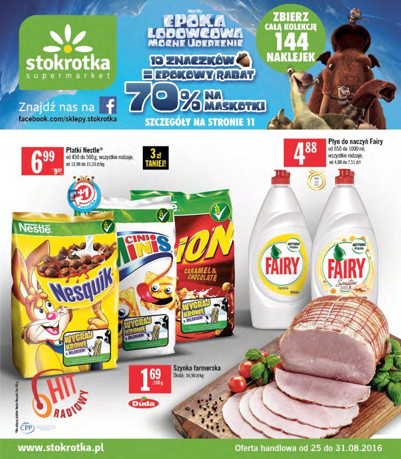 Gazetka promocyjna Stokrotka str. 1