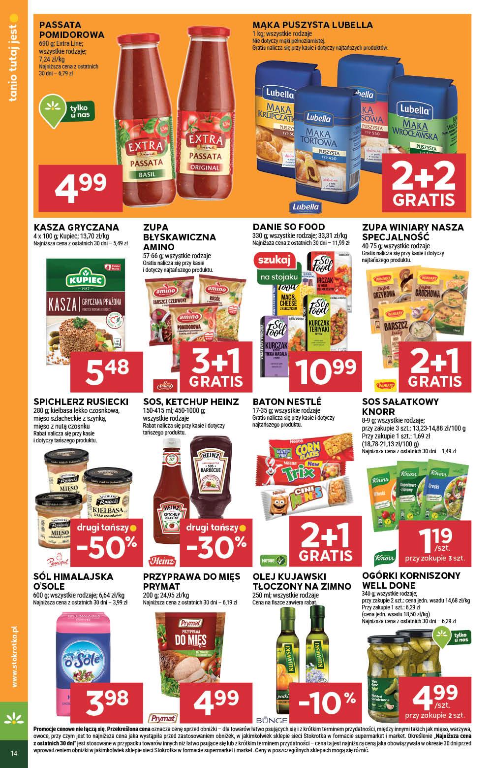 Gazetka promocyjna Stokrotka str. 14