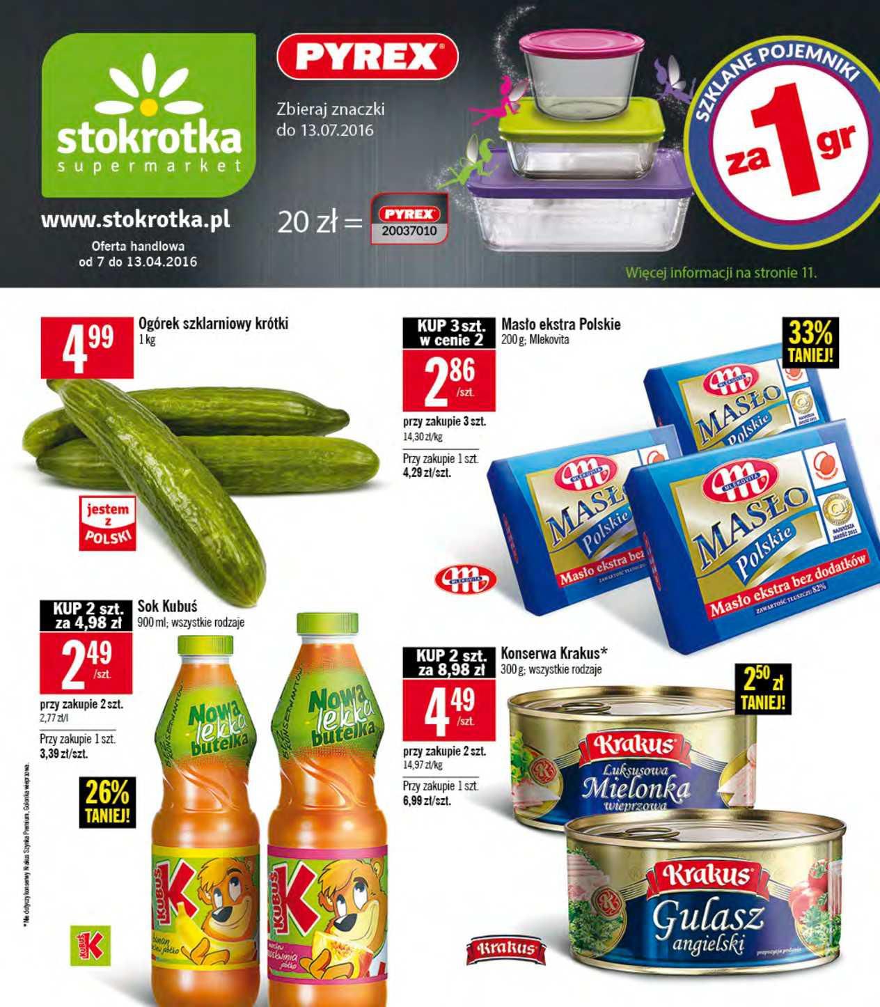 Gazetka promocyjna Stokrotka str. 1