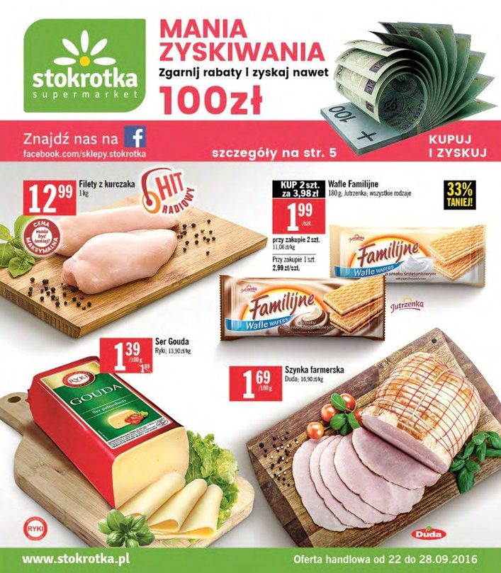 Gazetka promocyjna Stokrotka str. 1