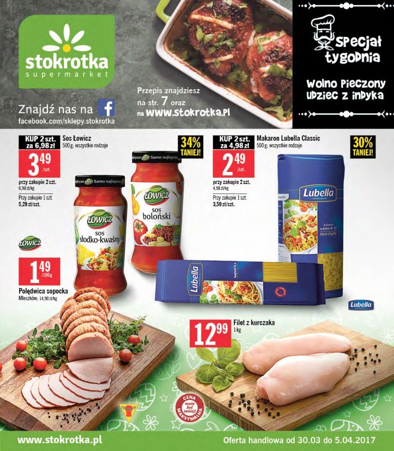Gazetka promocyjna Stokrotka str. 1
