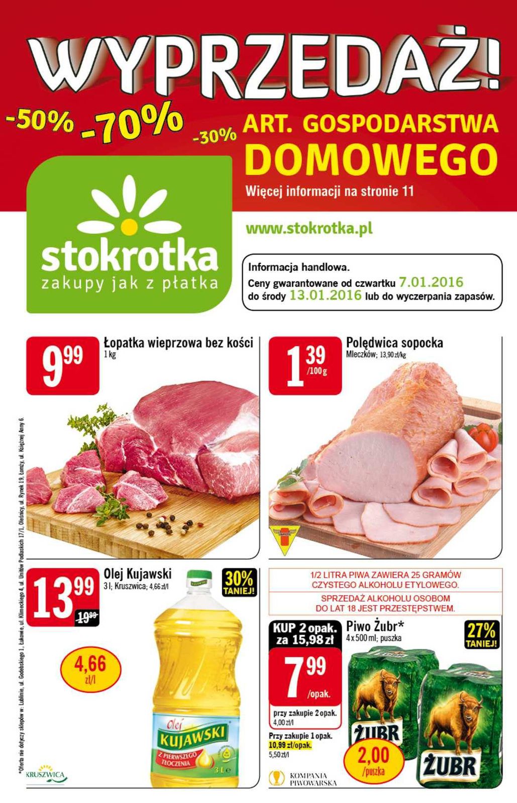 Gazetka promocyjna Stokrotka str. 1