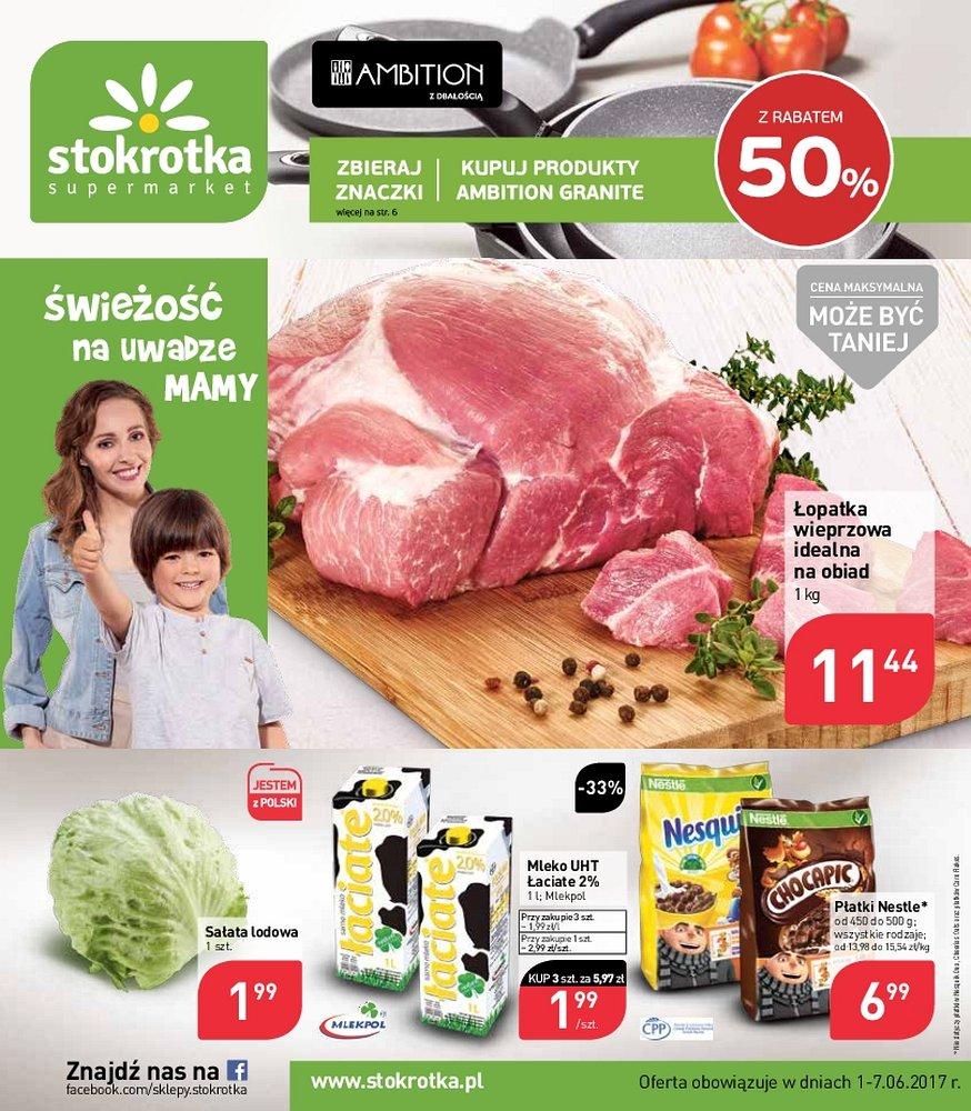 Gazetka promocyjna Stokrotka str. 1
