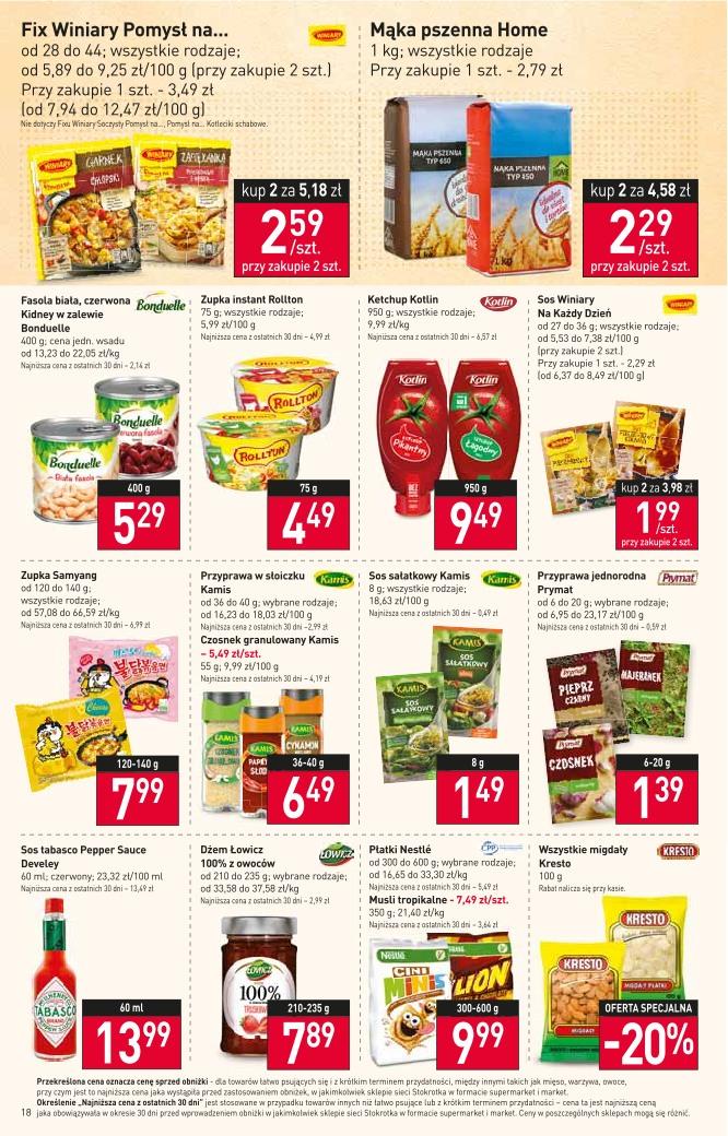 Gazetka promocyjna Stokrotka str. 18