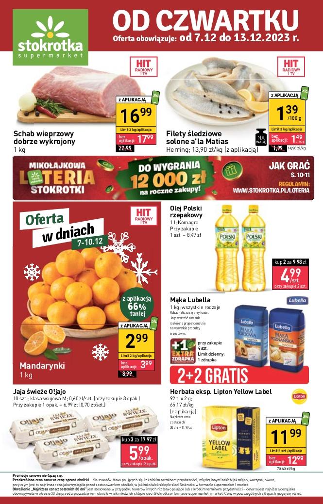 Gazetka promocyjna Stokrotka str. 1