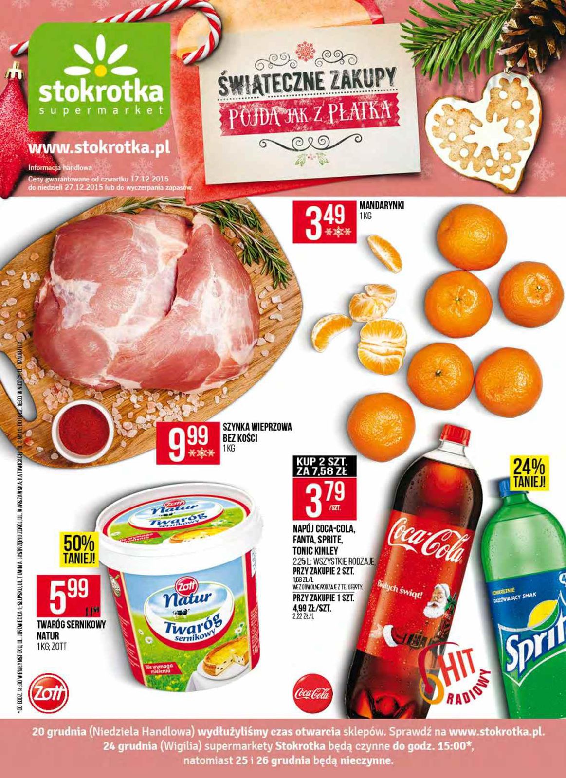 Gazetka promocyjna Stokrotka str. 1