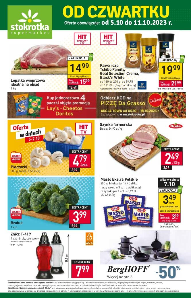 Gazetka promocyjna Stokrotka str. 1