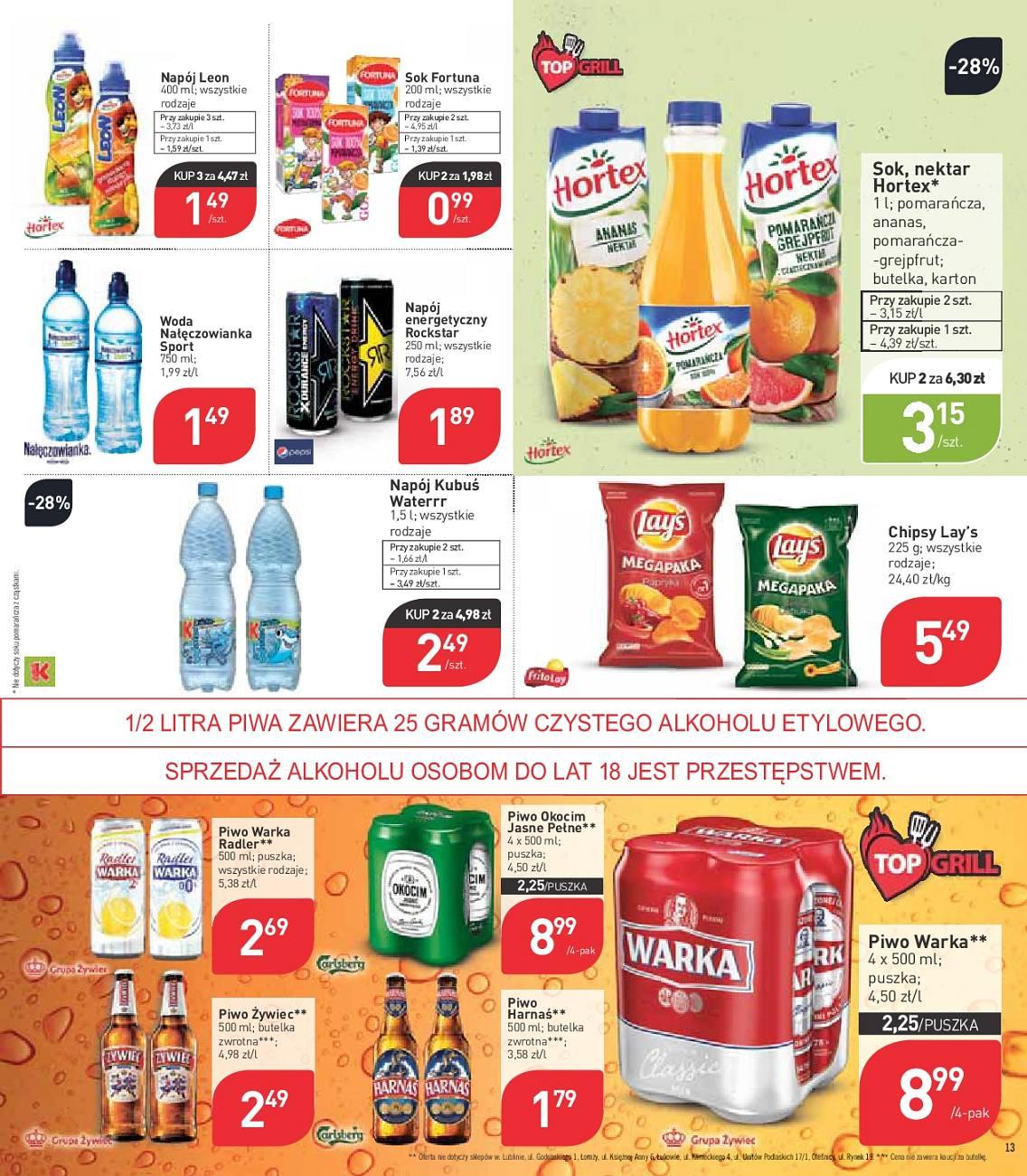 Gazetka promocyjna Stokrotka str. 13