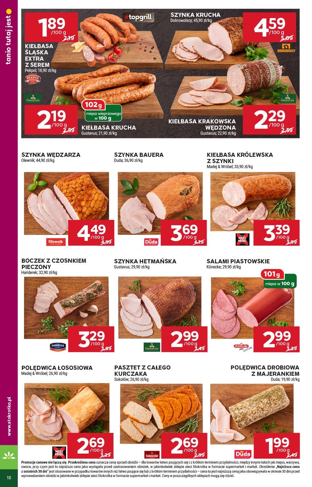 Gazetka promocyjna Stokrotka str. 10