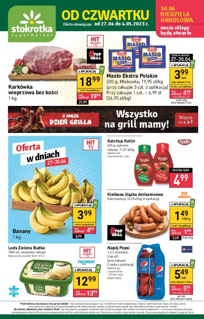Gazetka promocyjna Stokrotka str. 1