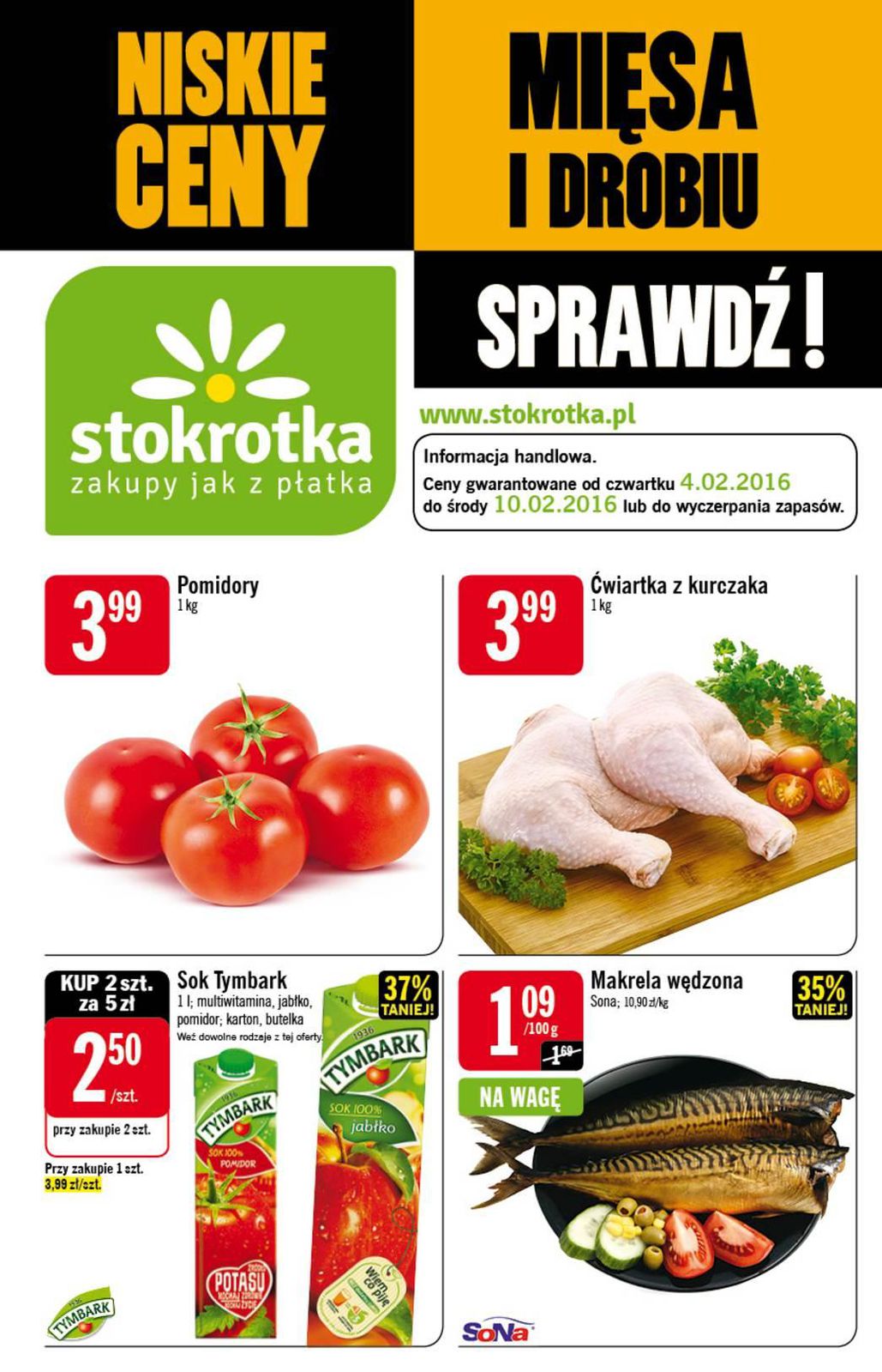 Gazetka promocyjna Stokrotka str. 1