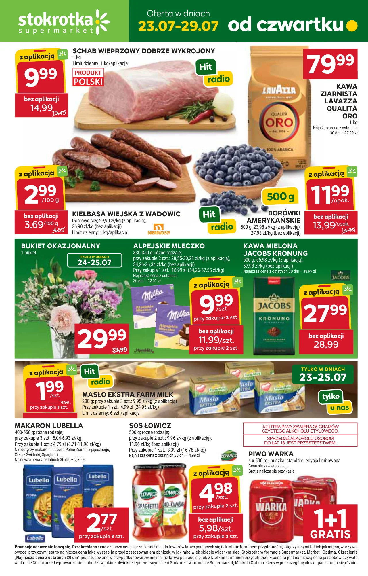 Gazetka promocyjna Stokrotka str. 1