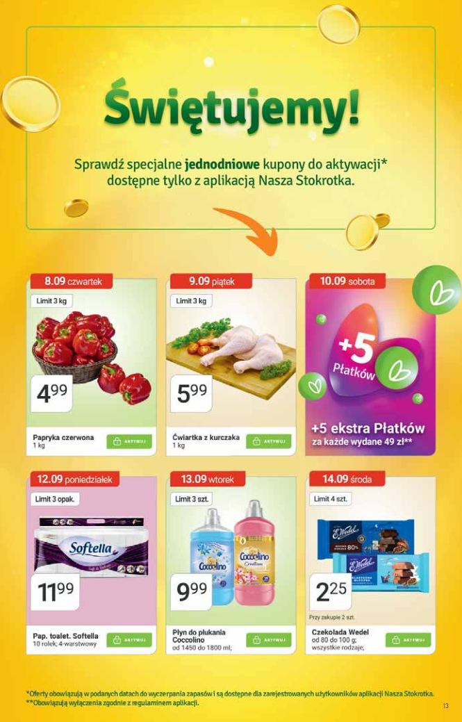 Gazetka promocyjna Stokrotka str. 13