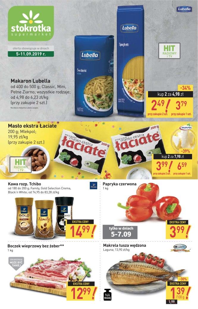 Gazetka promocyjna Stokrotka str. 1