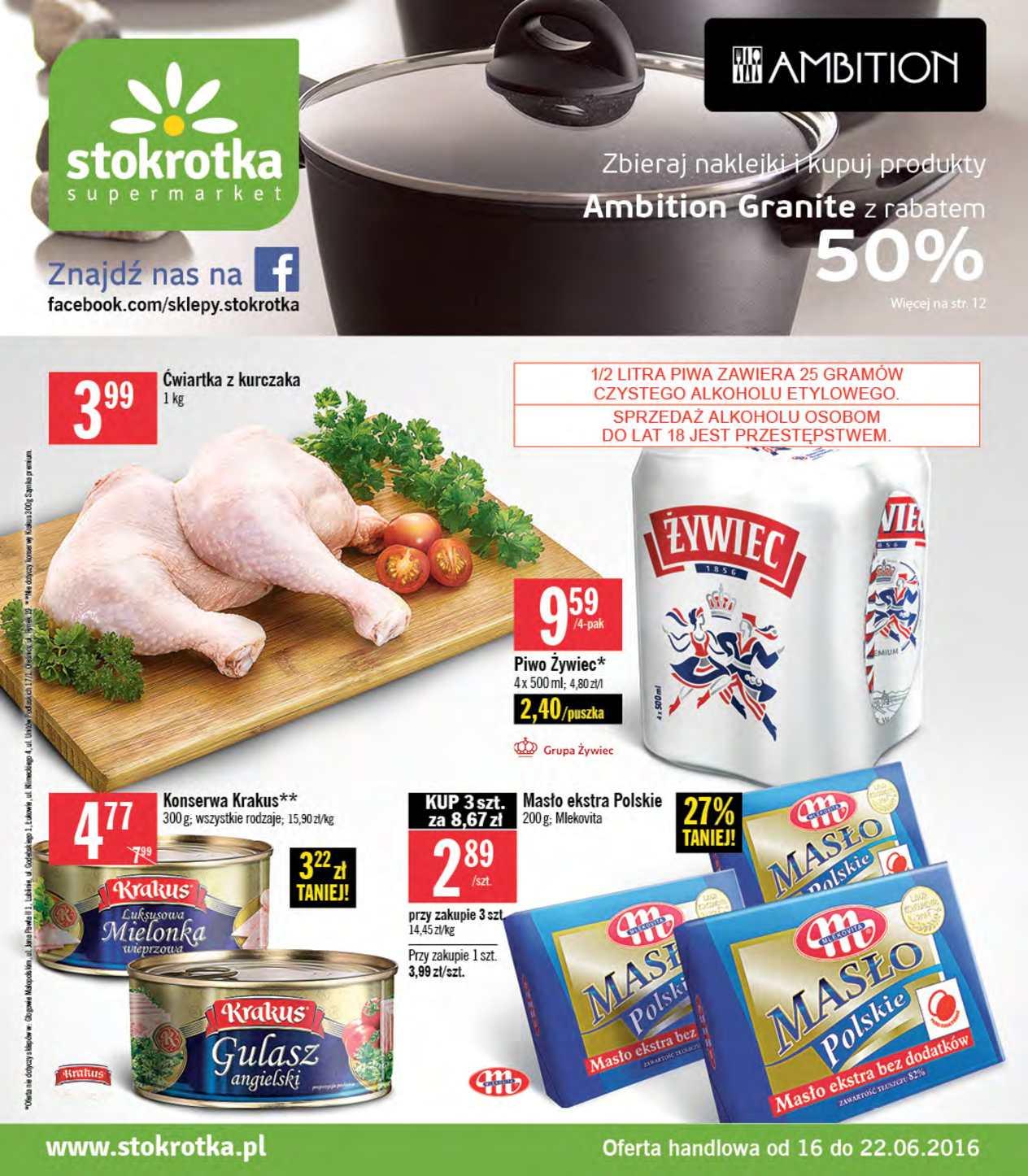 Gazetka promocyjna Stokrotka str. 1