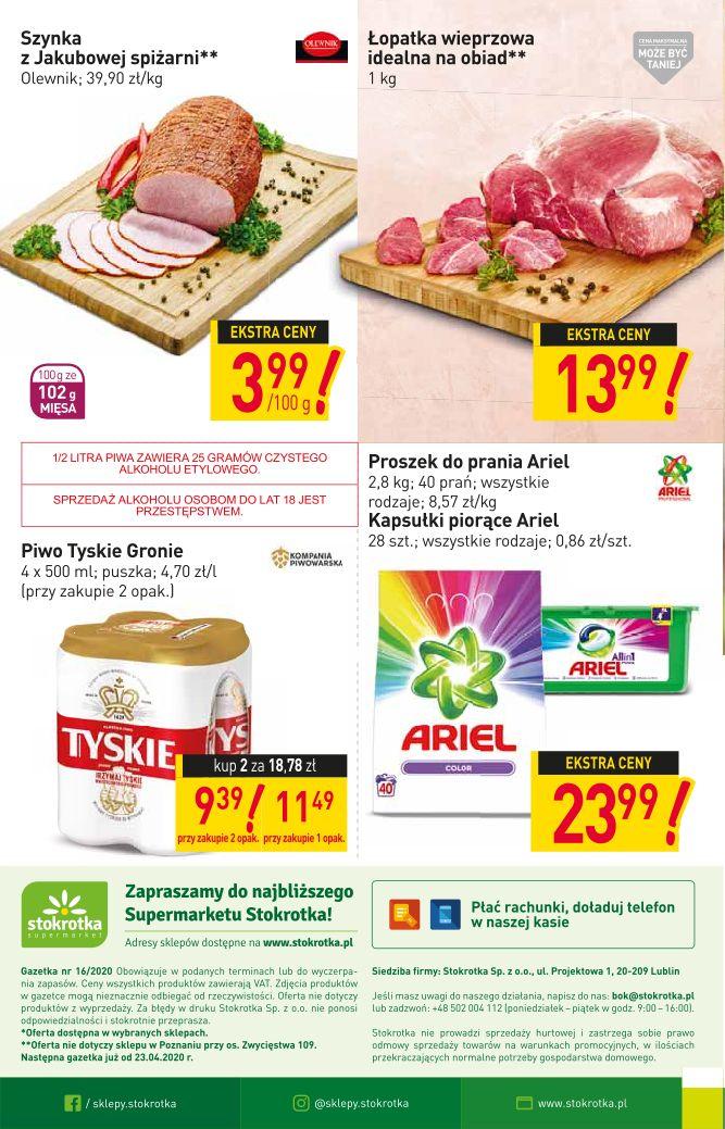 Gazetka promocyjna Stokrotka str. 16