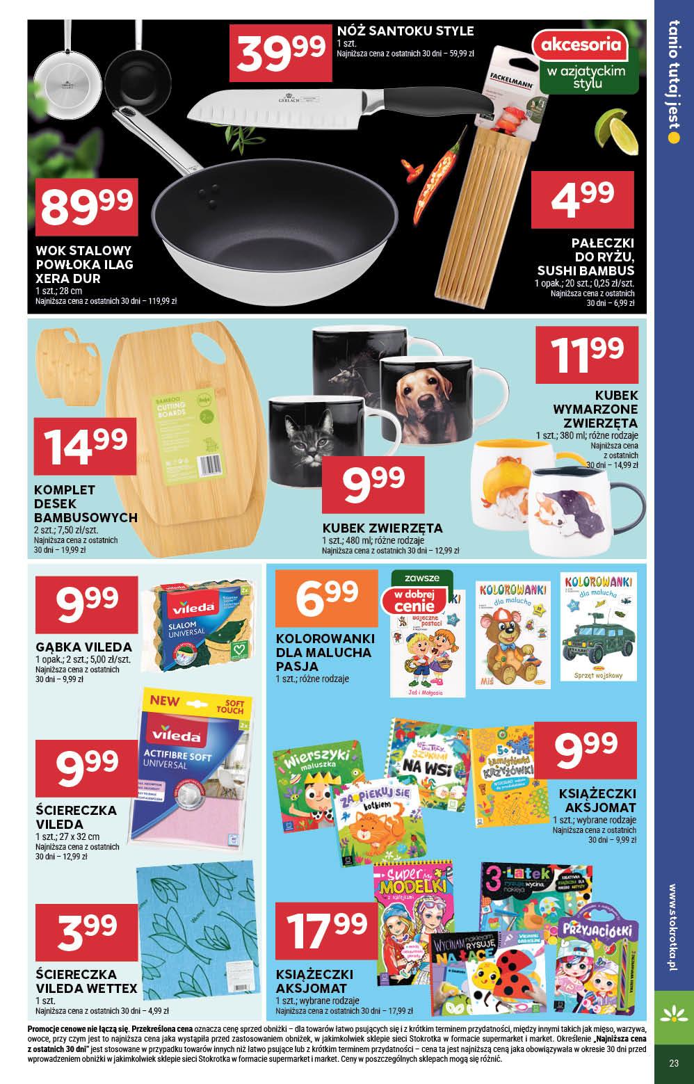 Gazetka promocyjna Stokrotka str. 23
