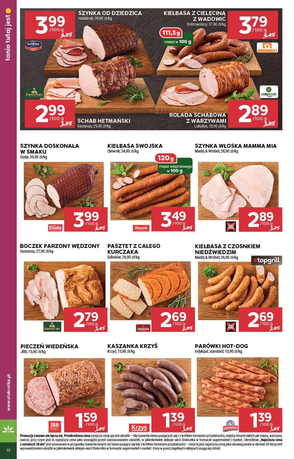 Gazetka promocyjna Stokrotka str. 10