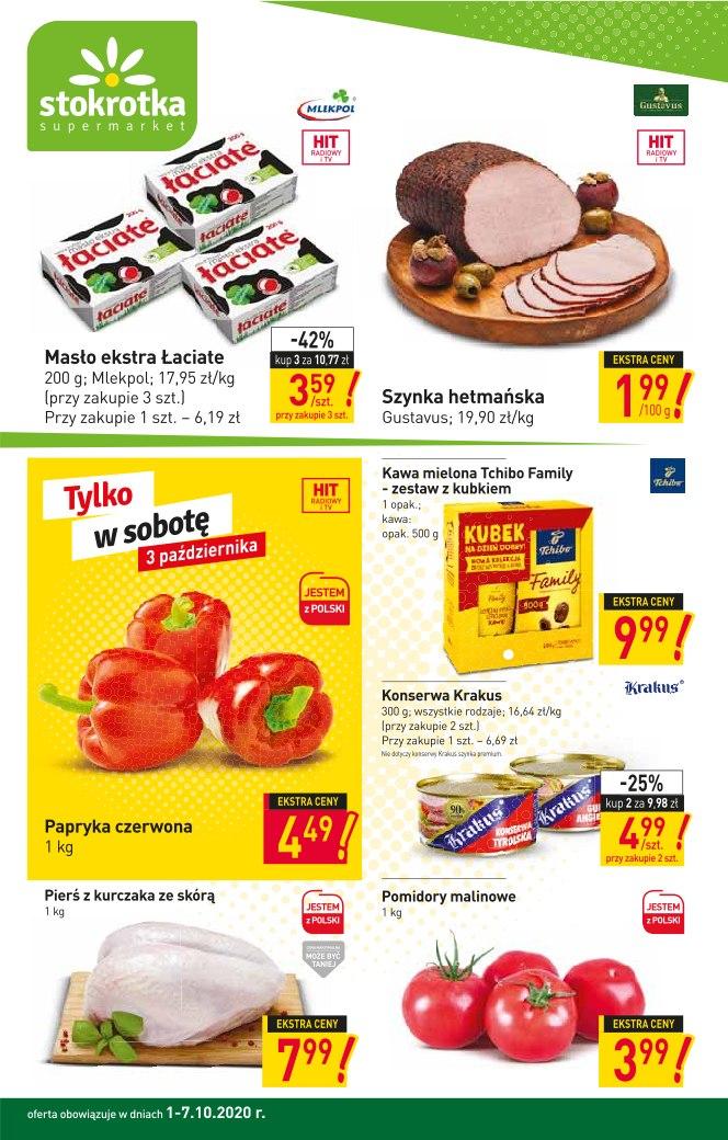 Gazetka promocyjna Stokrotka str. 1