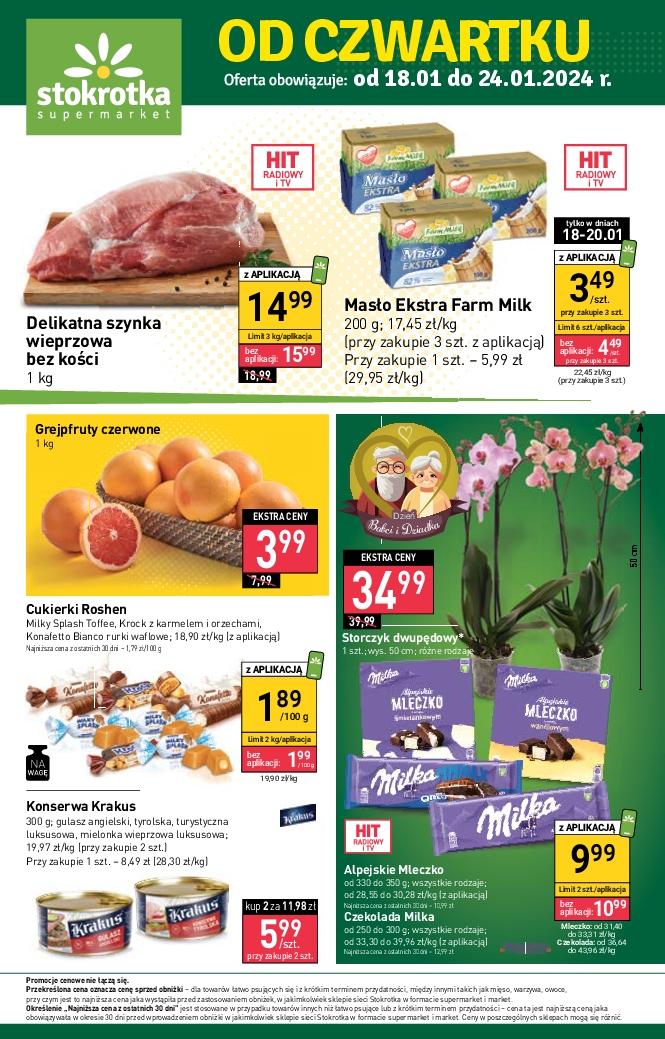Gazetka promocyjna Stokrotka str. 1