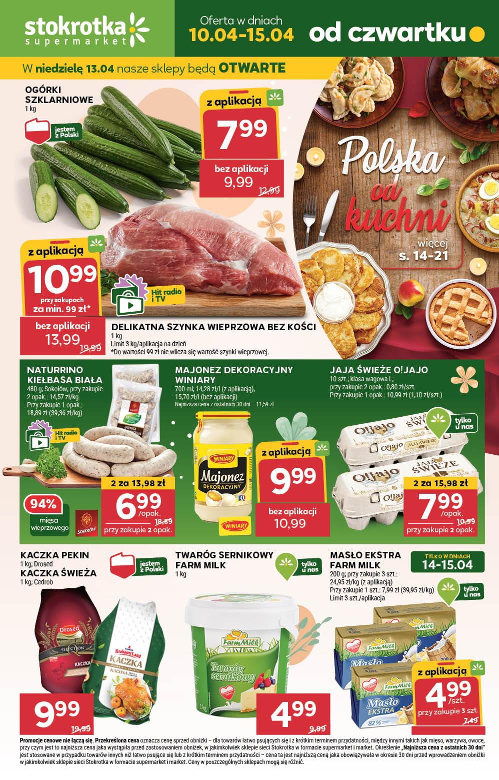 Gazetka promocyjna Stokrotka str. 1