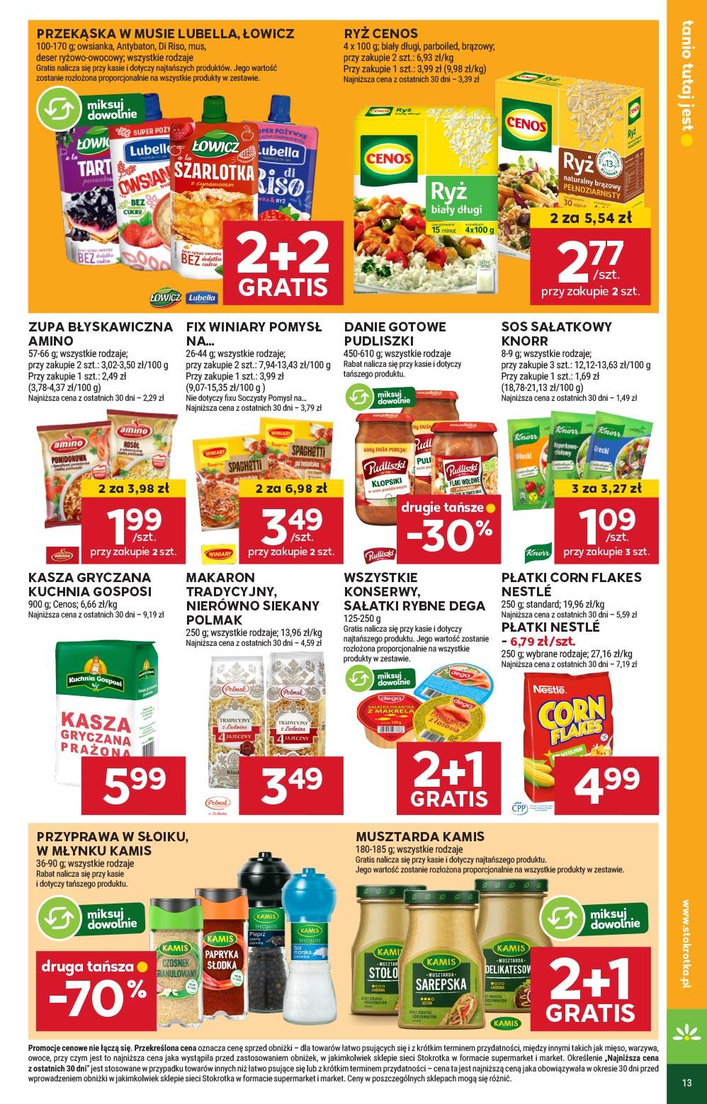 Gazetka promocyjna Stokrotka str. 13