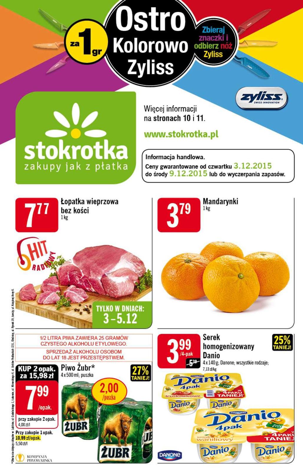 Gazetka promocyjna Stokrotka str. 1