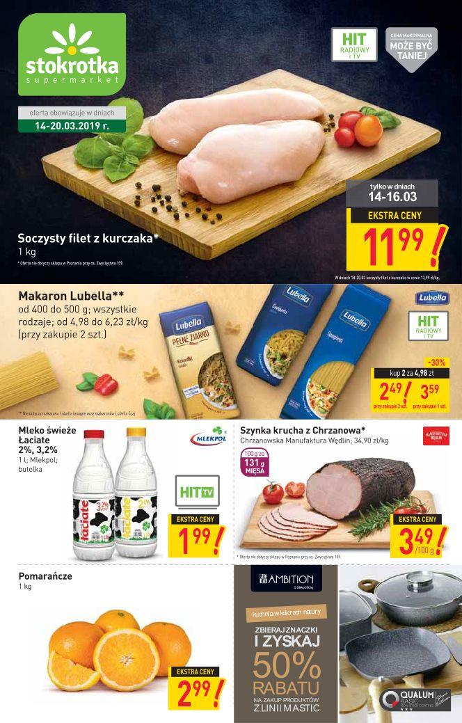 Gazetka promocyjna Stokrotka str. 1