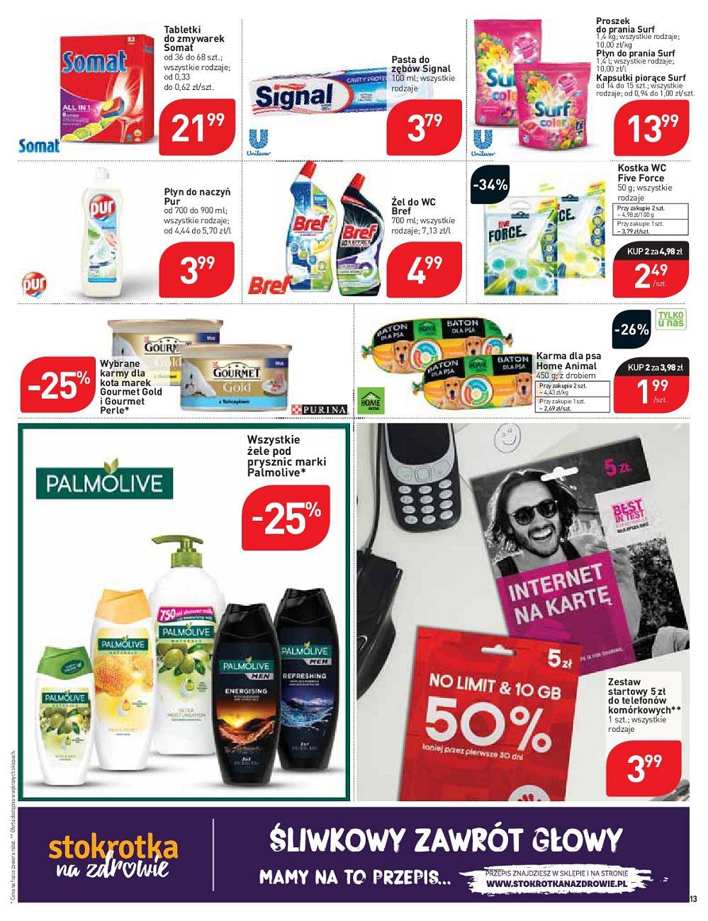 Gazetka promocyjna Stokrotka str. 13