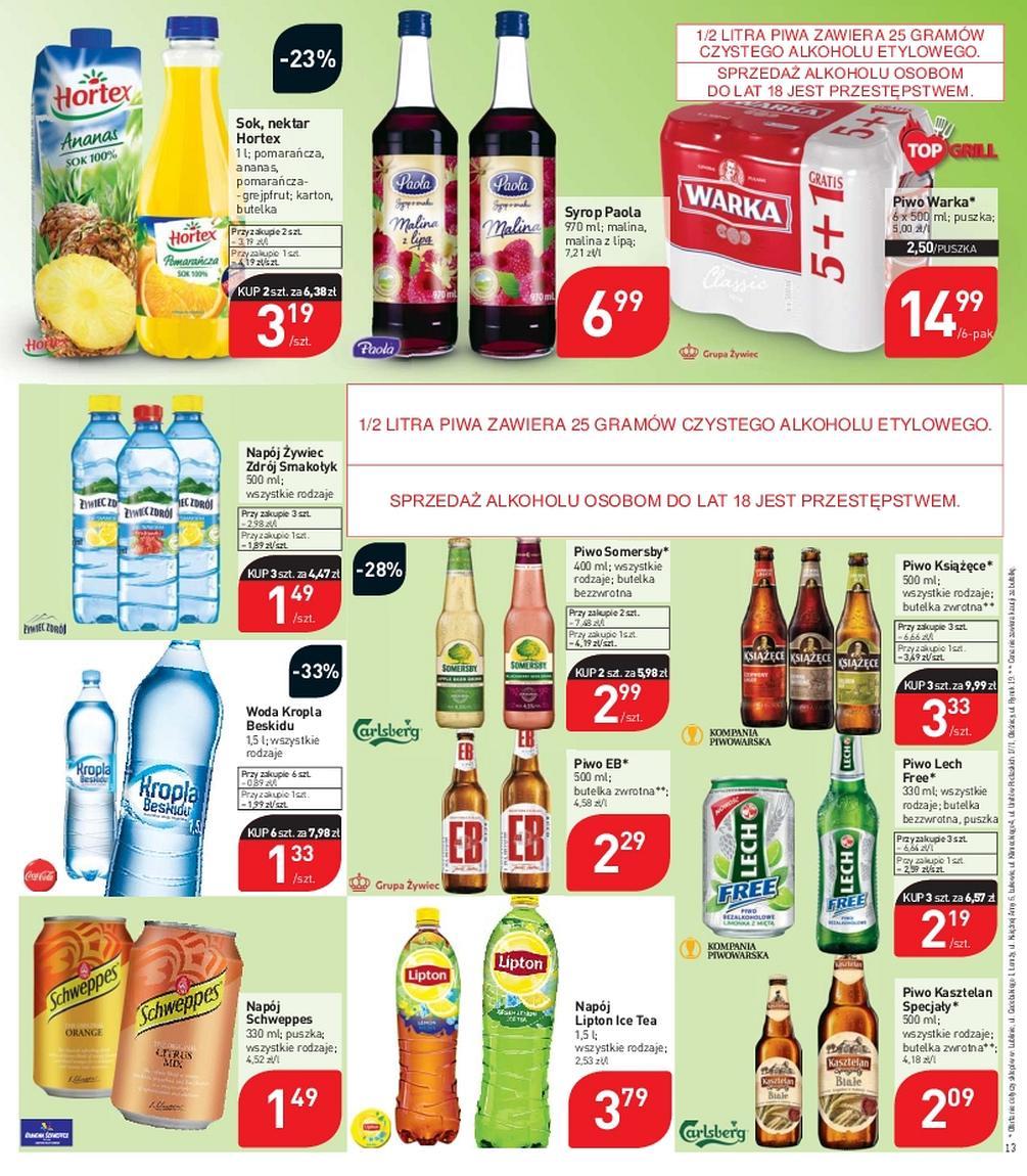 Gazetka promocyjna Stokrotka str. 13