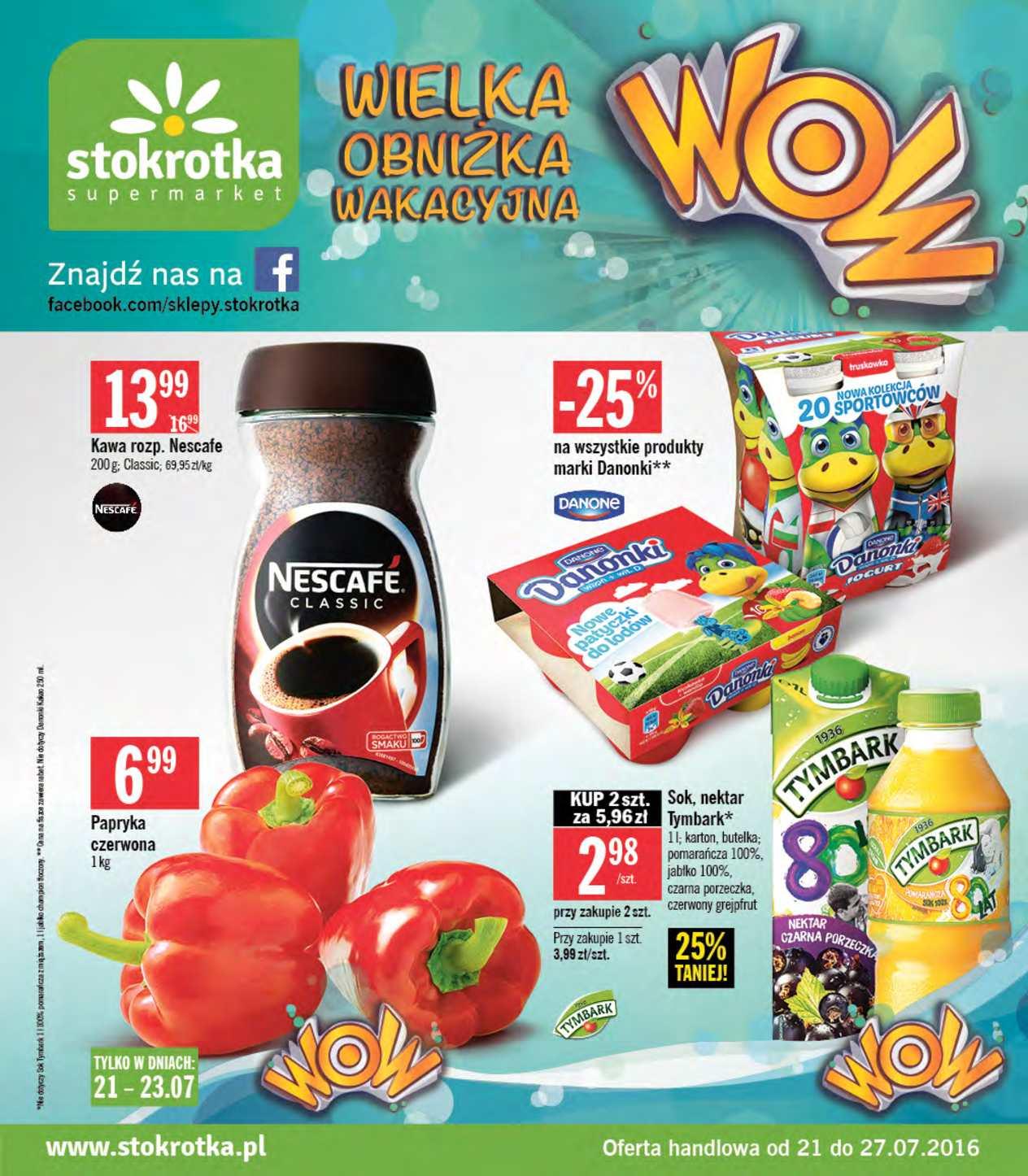 Gazetka promocyjna Stokrotka str. 1