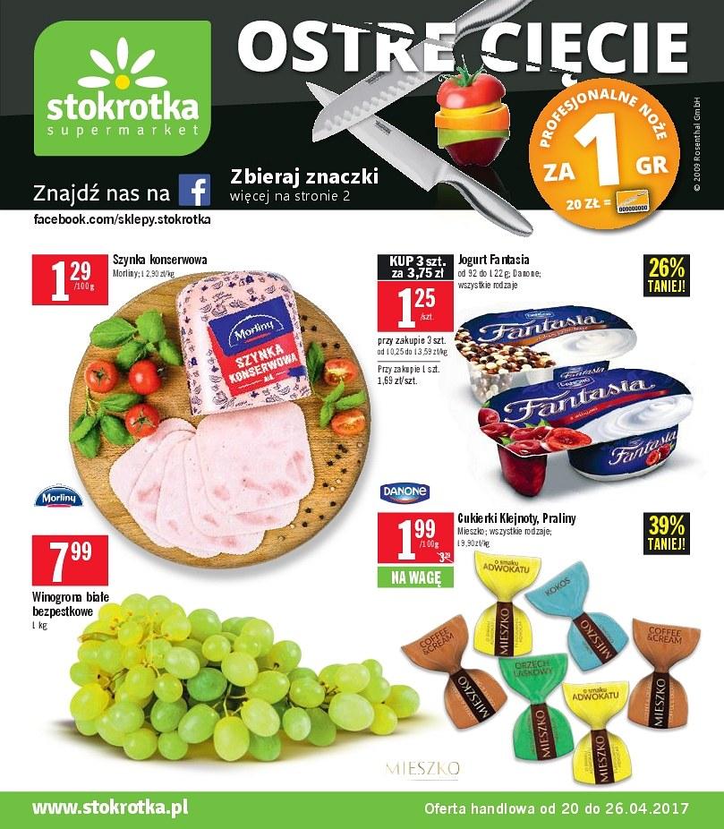 Gazetka promocyjna Stokrotka str. 1