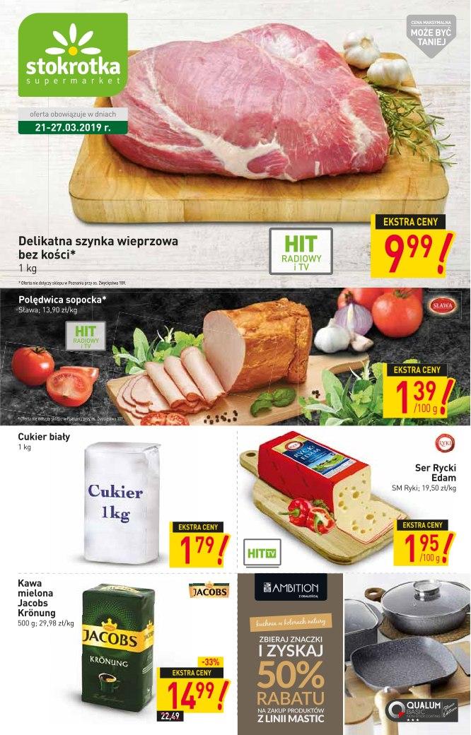 Gazetka promocyjna Stokrotka str. 1