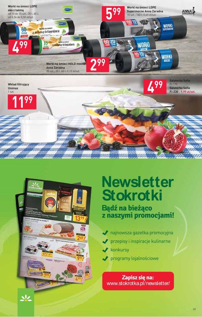 Gazetka promocyjna Stokrotka str. 19