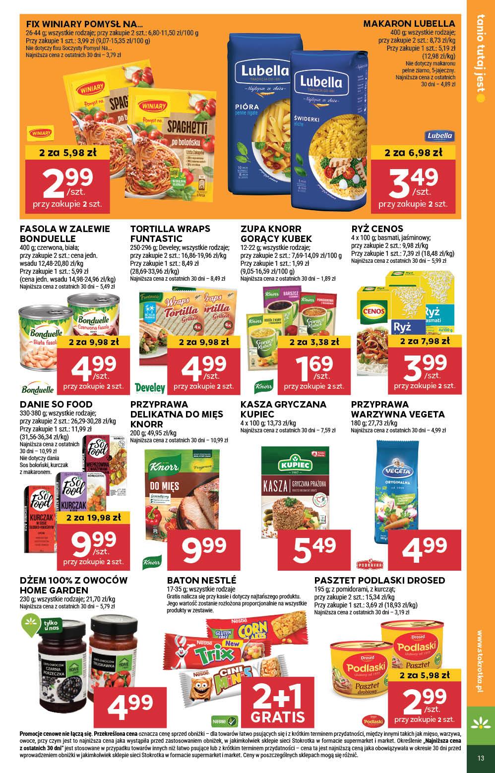 Gazetka promocyjna Stokrotka str. 13