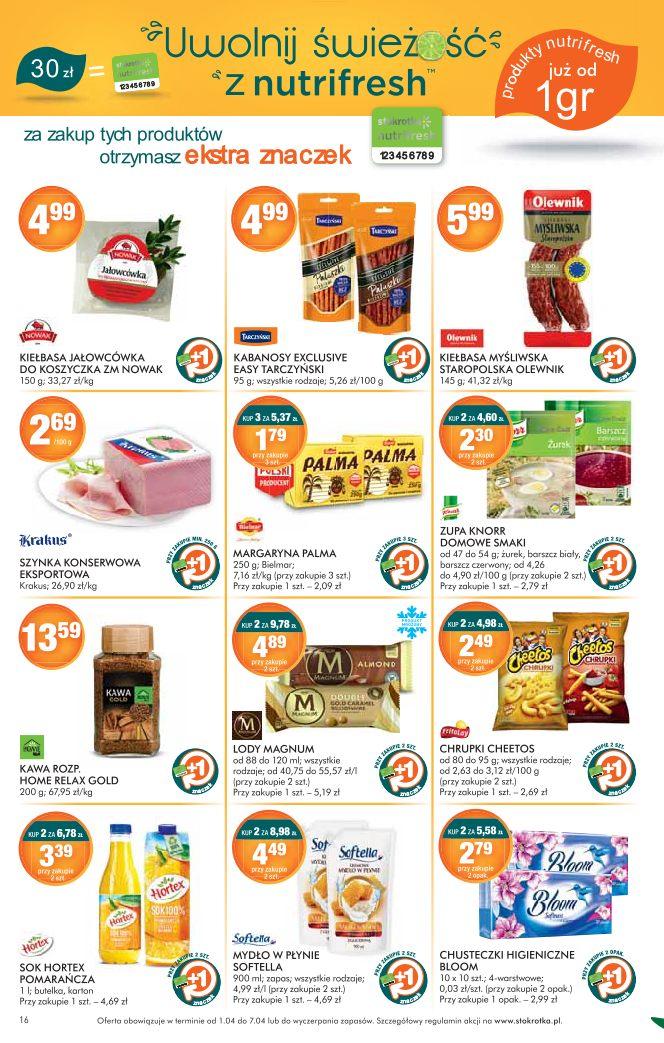 Gazetka promocyjna Stokrotka str. 16