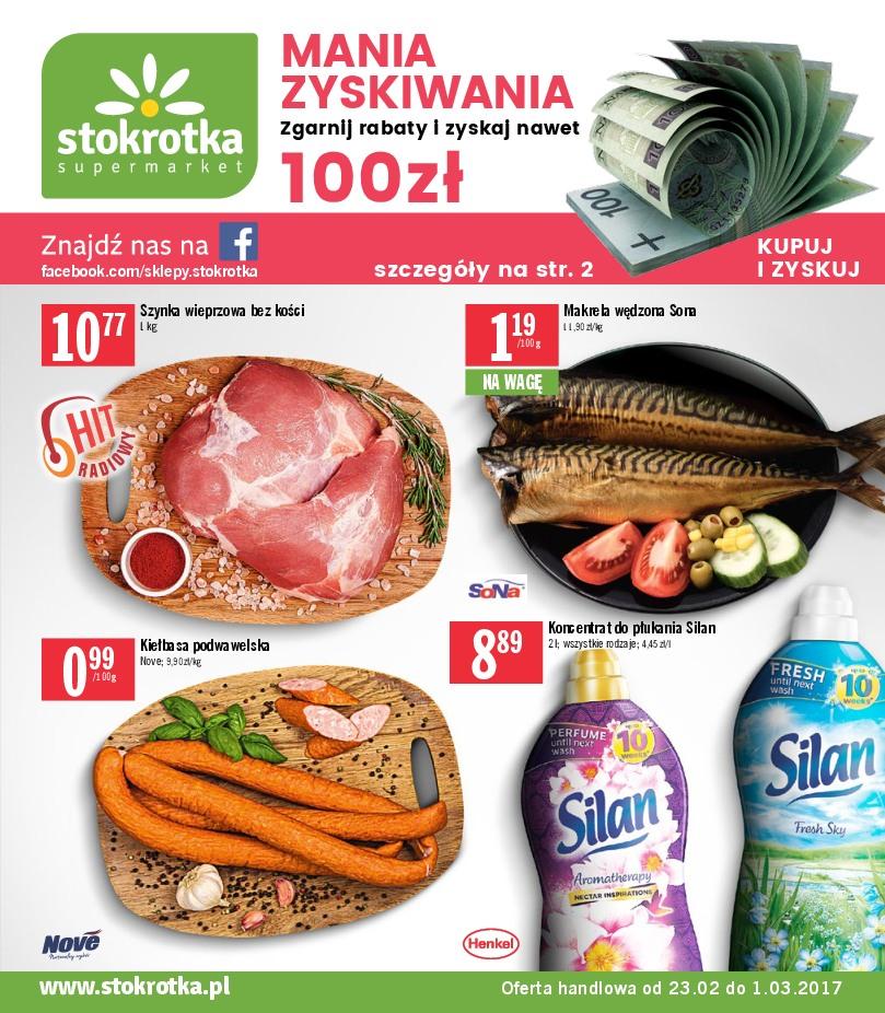 Gazetka promocyjna Stokrotka str. 1